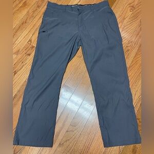 Orvis Men’s Pants 49x30 (40x29) Gray Stretch Water Repellent Hiking Nylon Blend